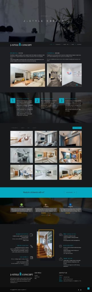 J-Style Interior web design